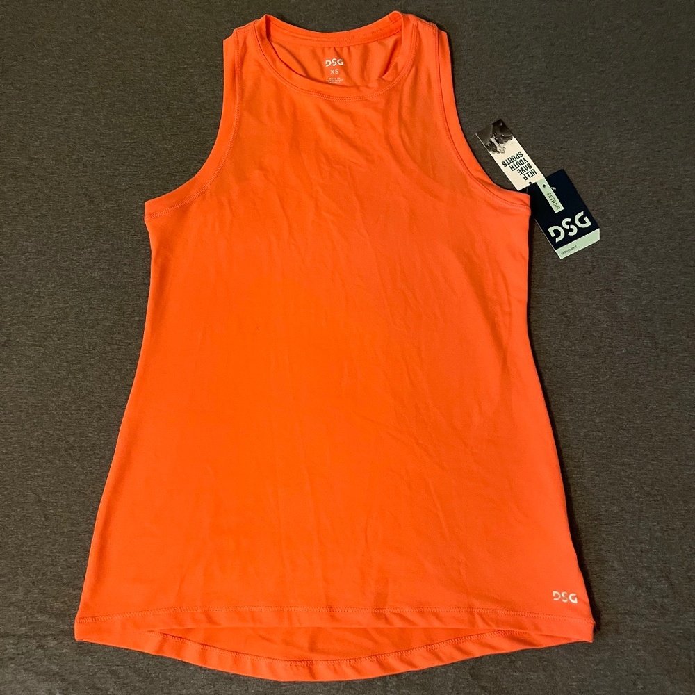 DSG Charisma Coral Tank Top XS, NWT